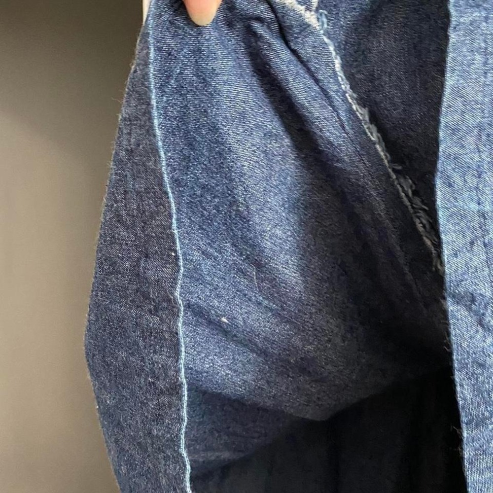 Handmade vintage denim A line skirt - Picture 6 of 7